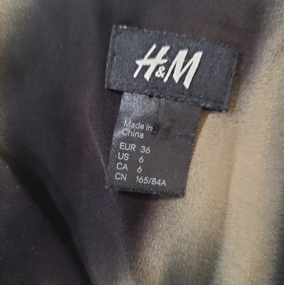 H&M asymetrical Flowy Strappy dress Size 6 - Picture 3 of 7